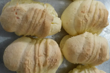 Biscoito de queijo de batata