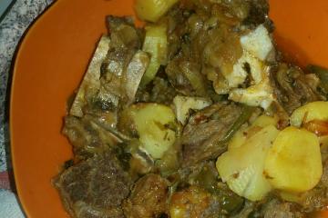 Costela Bovina com Batata