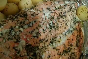 Salmão no forno