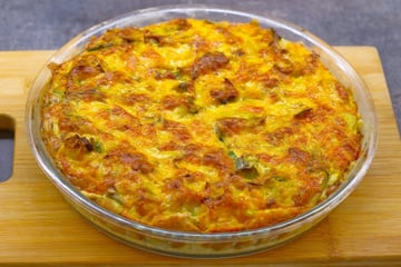 Torta salgada sem glúten