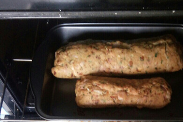 Rocambole de frango do Queidinho