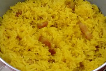 Arroz com açafrão