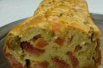 Torta de linguiça toscana