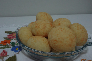 Pão de queijo especial com polvilho e fécula