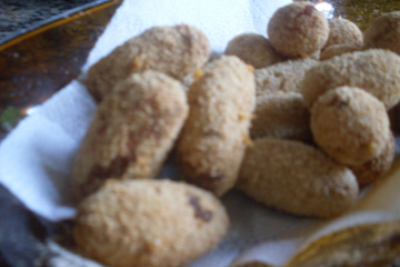 Croquete de carne de soja