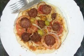 Massa de Pizza Caseira - Microondas