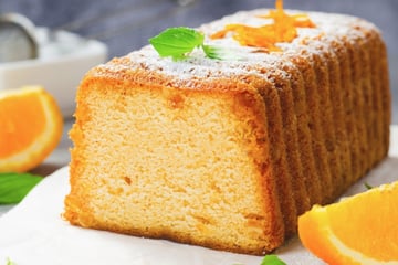 Bolo de laranja sem glúten e sem Lactose