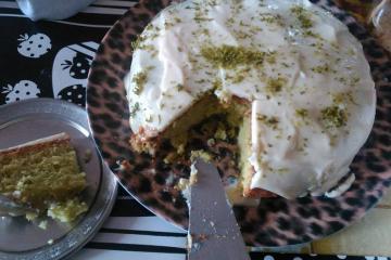 Bolo verde de limão