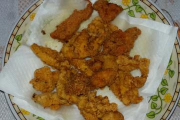 Frango empanado rápido