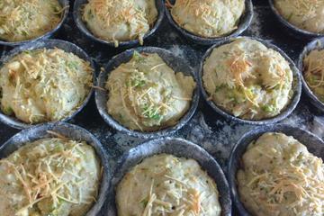 Muffin de espinafre e queijo feta