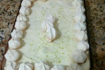 Pavê de limão e suspiro