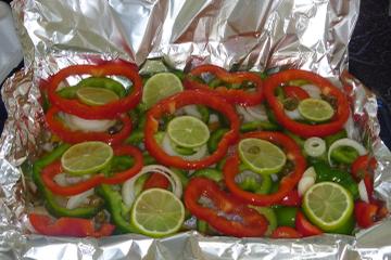 Peixe no papelote