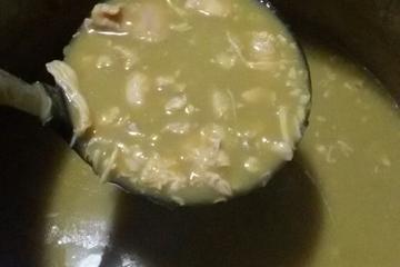 Sopa de ervilha light