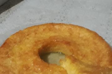 Bolo cremoso de milho com leite ninho