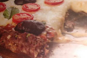 Pizza de carne moída