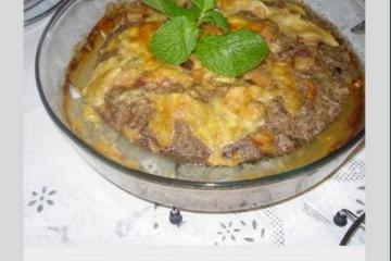 Assado de carne moída