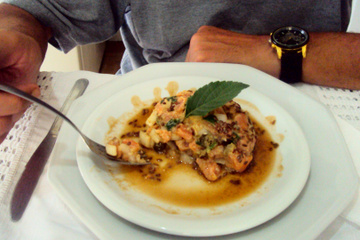 Tartar de salmão do Ferrari