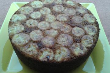 Bolo de banana integral com laranja