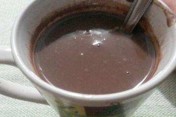 Creme de chocolate - Chocolate quente cremoso