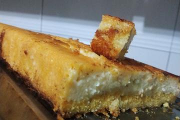 Bolo de fubá cremoso