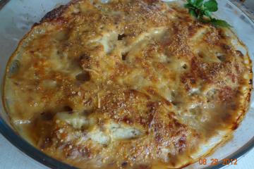 Peixe gratinado