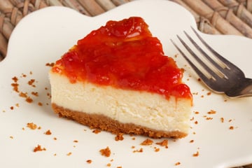 Cheesecake de goiabada com ricota e leite condensado com sabor mais delicado e doce na medida certa