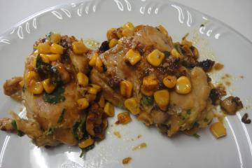 Frango kenga (frango com milho)