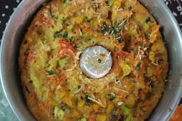 Ometele light de forno com abobrinha - Bavaresco