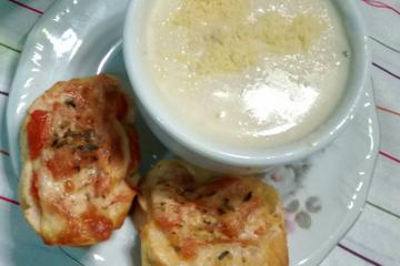 Sopa creme de palmito