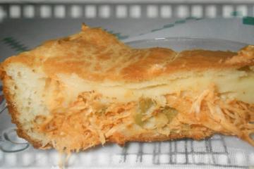 Torta de frango cremosa da Aline