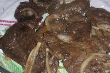 Receita de Bife de fígado frito, enviada por paloma_e_joao@hotmail.com -  TudoGostoso