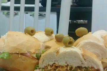 Lanche de lombo canadense