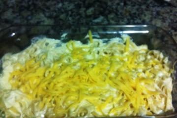 Macarrão com molho branco cremoso