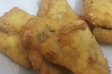 Filés de peixe fritos by Paula  (crocantes)