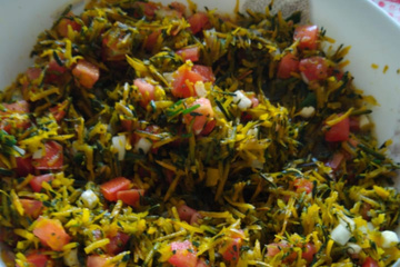 Salada de casca de abóbora