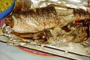 Tainha assada