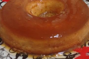 Pudim de leite condensado com creme de leite
