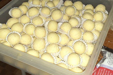 Beijinho de leite em pó