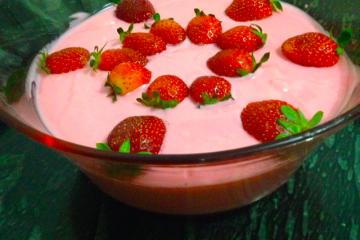 Mousse de iogurte