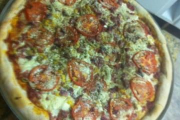 Massa de pizza italiana deliciosa