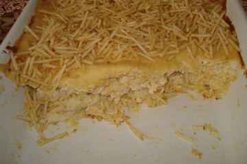 Fricassê saboroso de frango