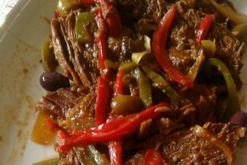 Carne de panela com vinho tinto