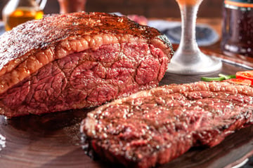 Picanha ao Forno com Sal Grosso