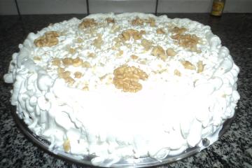 Bolo de nozes para aniversário