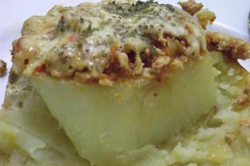 Batata rápida de microondas