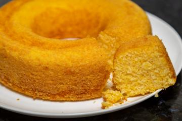 Receita deliciosa e fácil de Bolo de Fubá