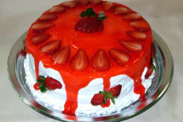 Bolo de morango