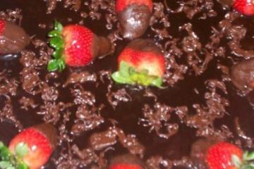 Torta de morango e Sonho de Valsa