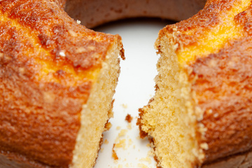 Bolo de milho com fubá