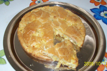 Torta para o lanche (Frango com catupiry)